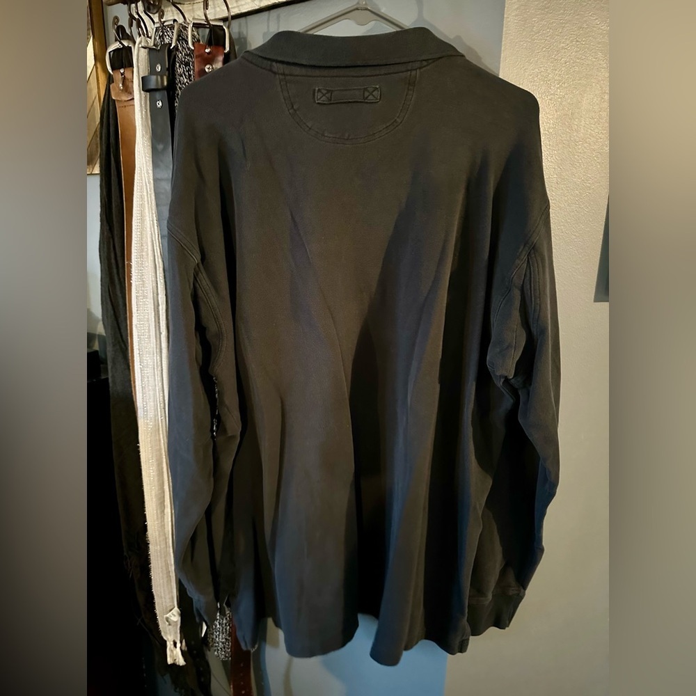 Duluth Trading Co Men's Vintage Black Polo Shirt - Picture 2 of 3
